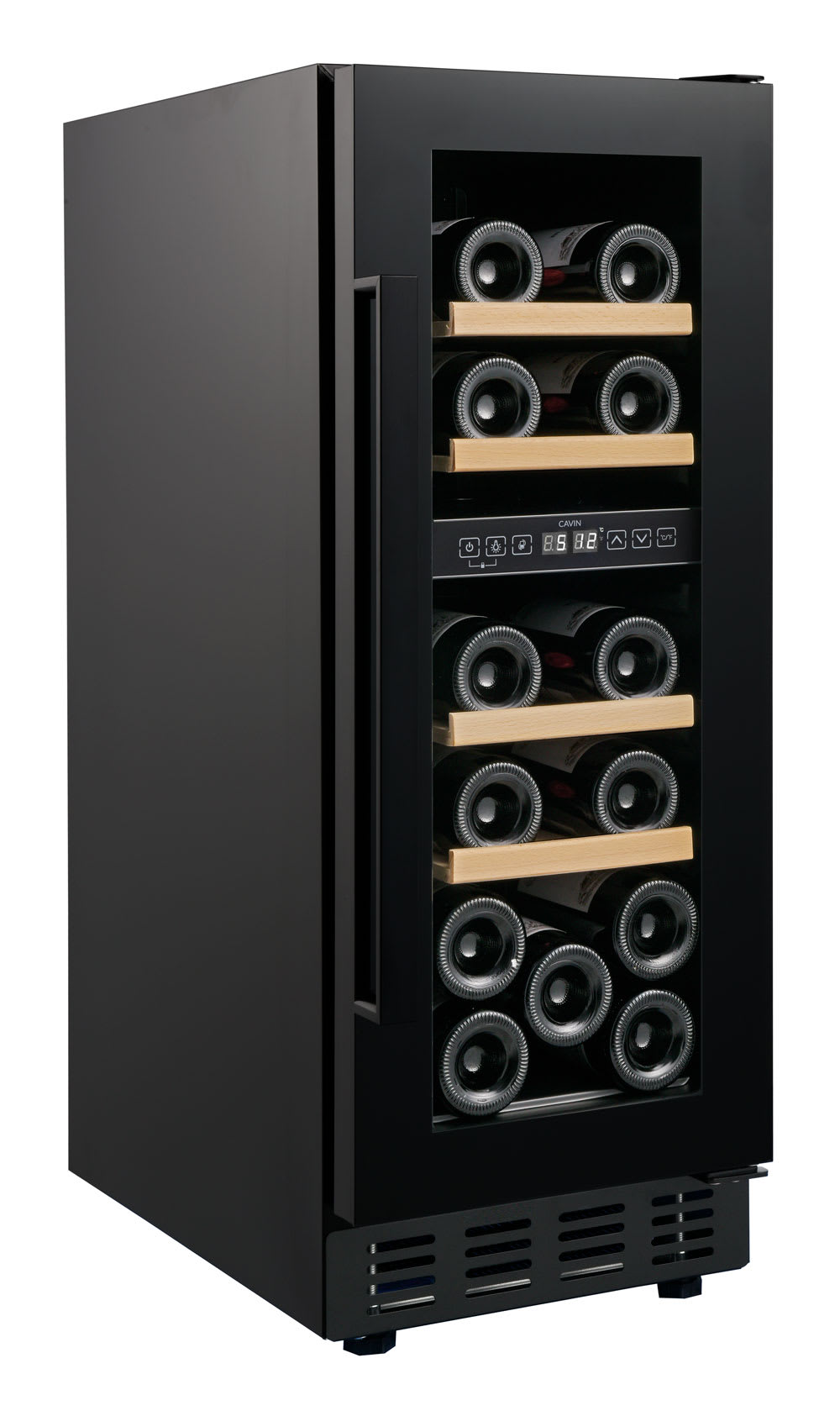 Cavin Arctic Collection 30D Fullglass Black - Unterbau-Weinkühlschrank