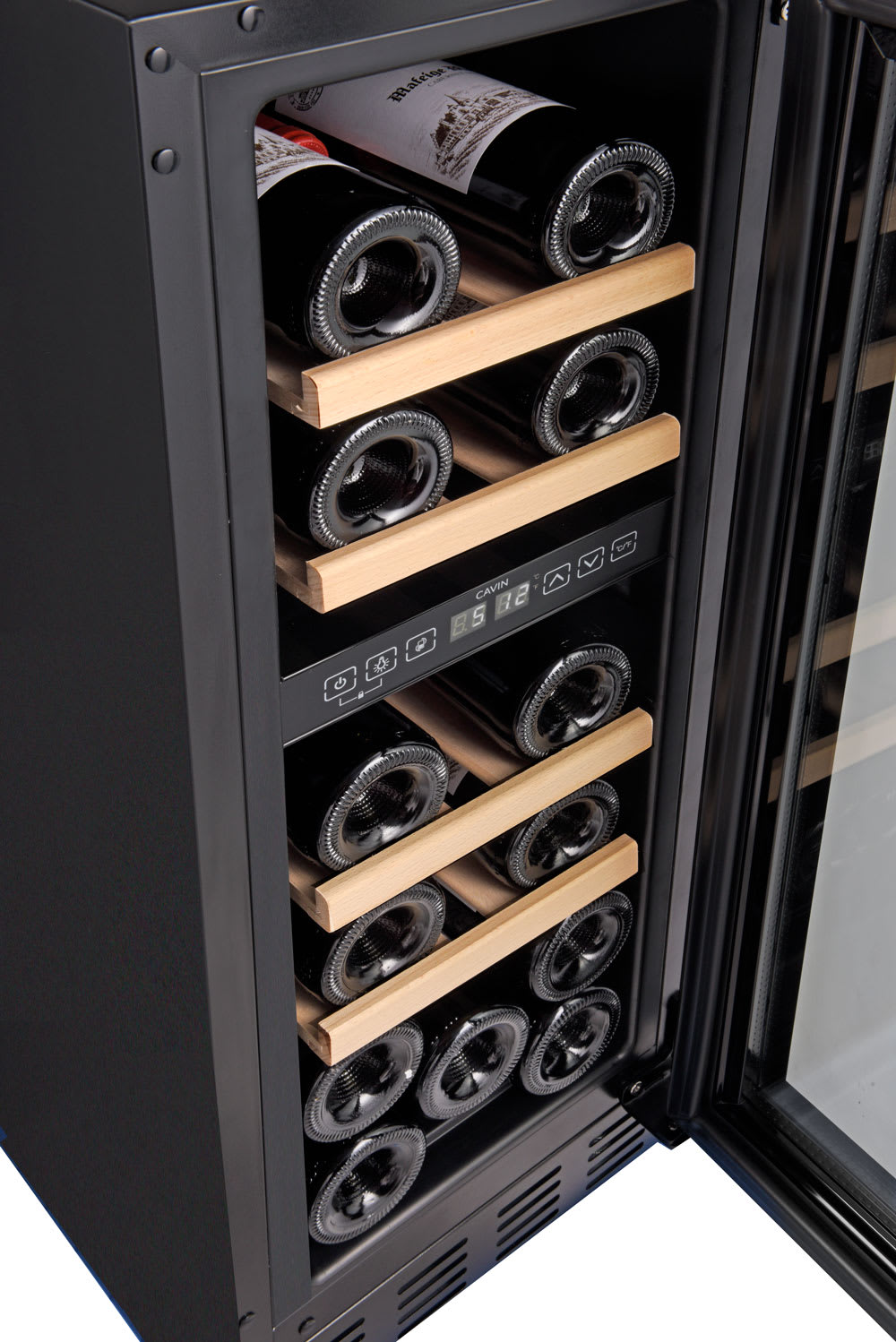 Cavin Arctic Collection 30D Fullglass Black - Einbau-Weinkühlschrank