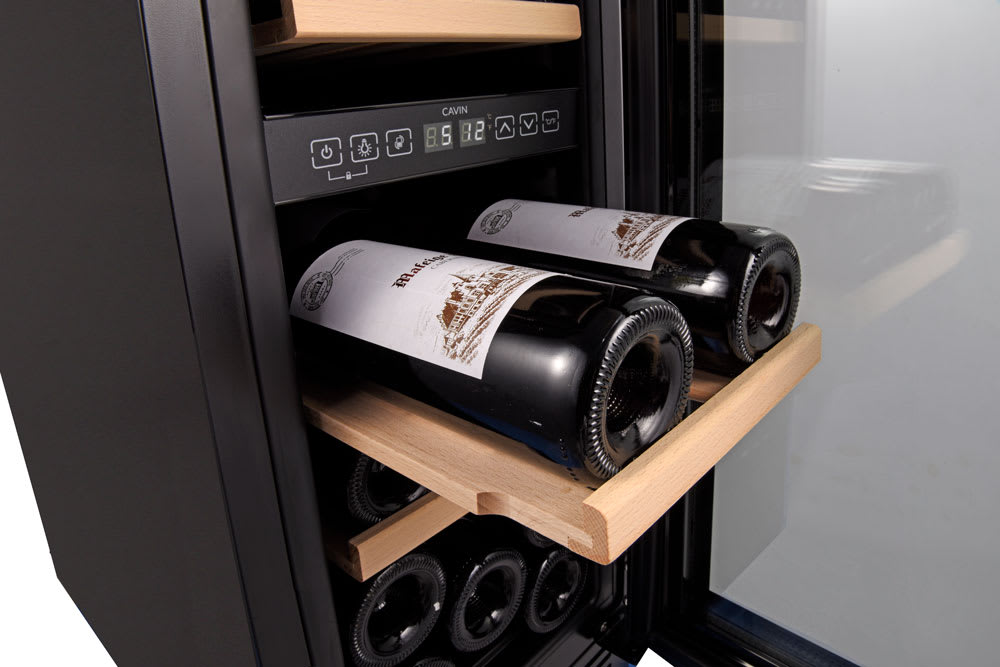 Cavin Arctic Collection 30D Fullglass Black - Einbau-Weinkühlschrank