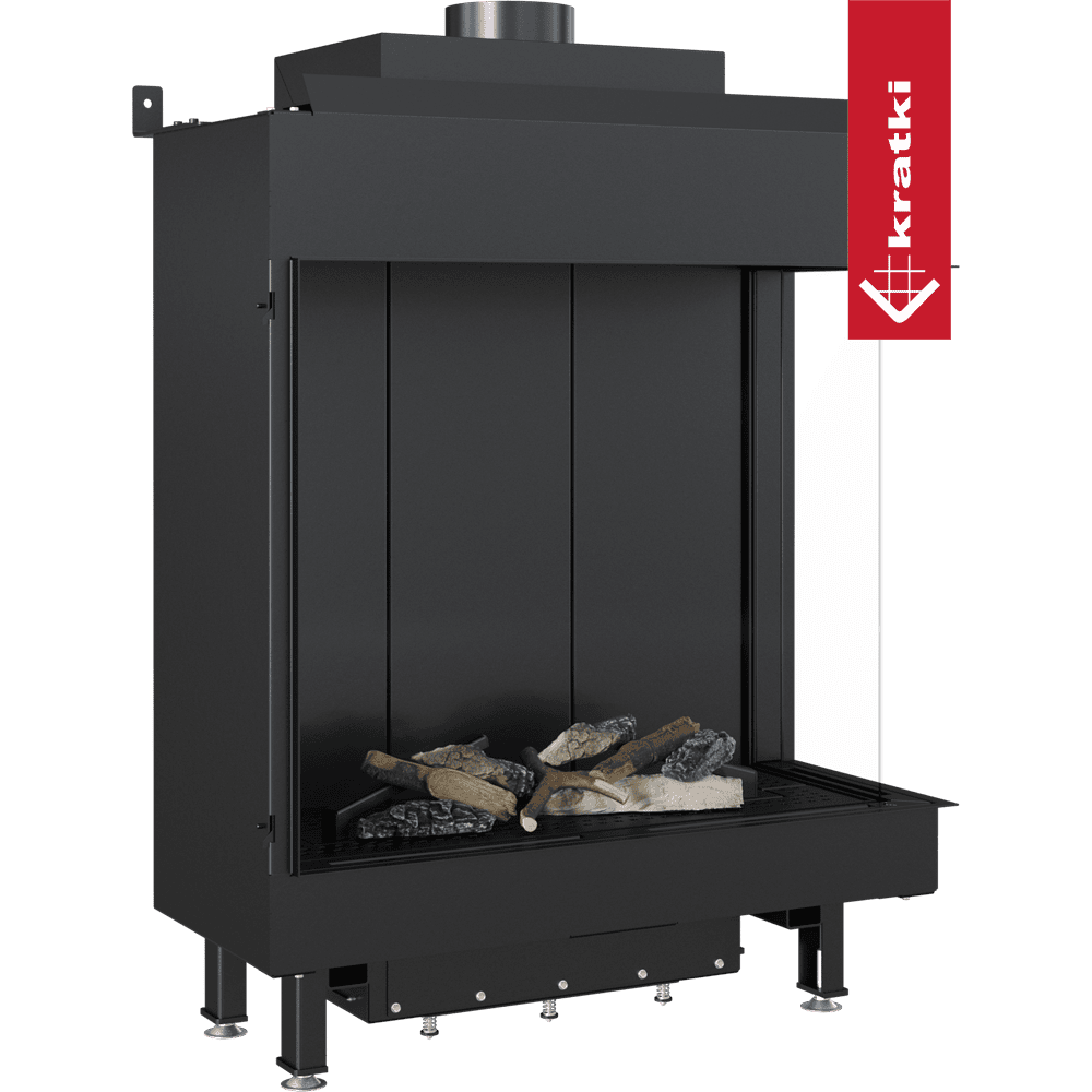 Kratki Gaskamin KRATKI LEO 76 / 62 rechts Propan ? 100/150 5,1 kW