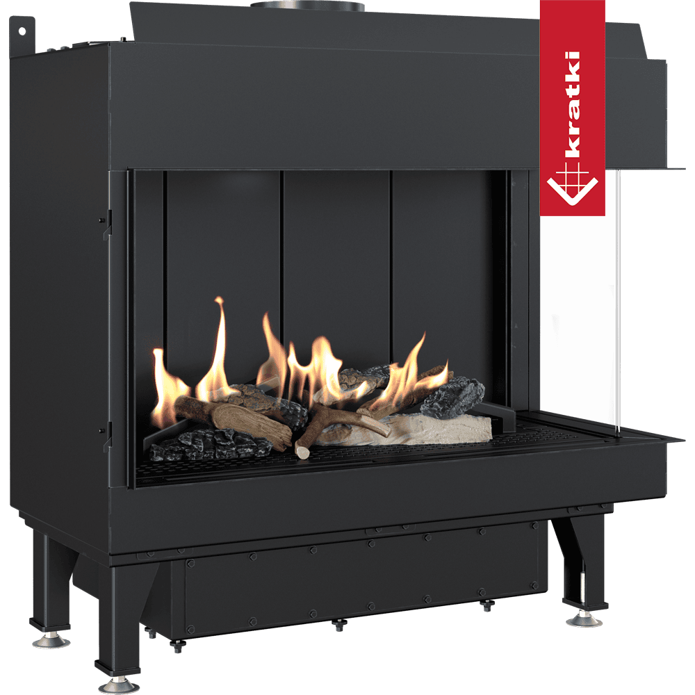 Kratki Gaskamin KRATKI LEO 70 rechts Propan ? 100/150 4,8 kW