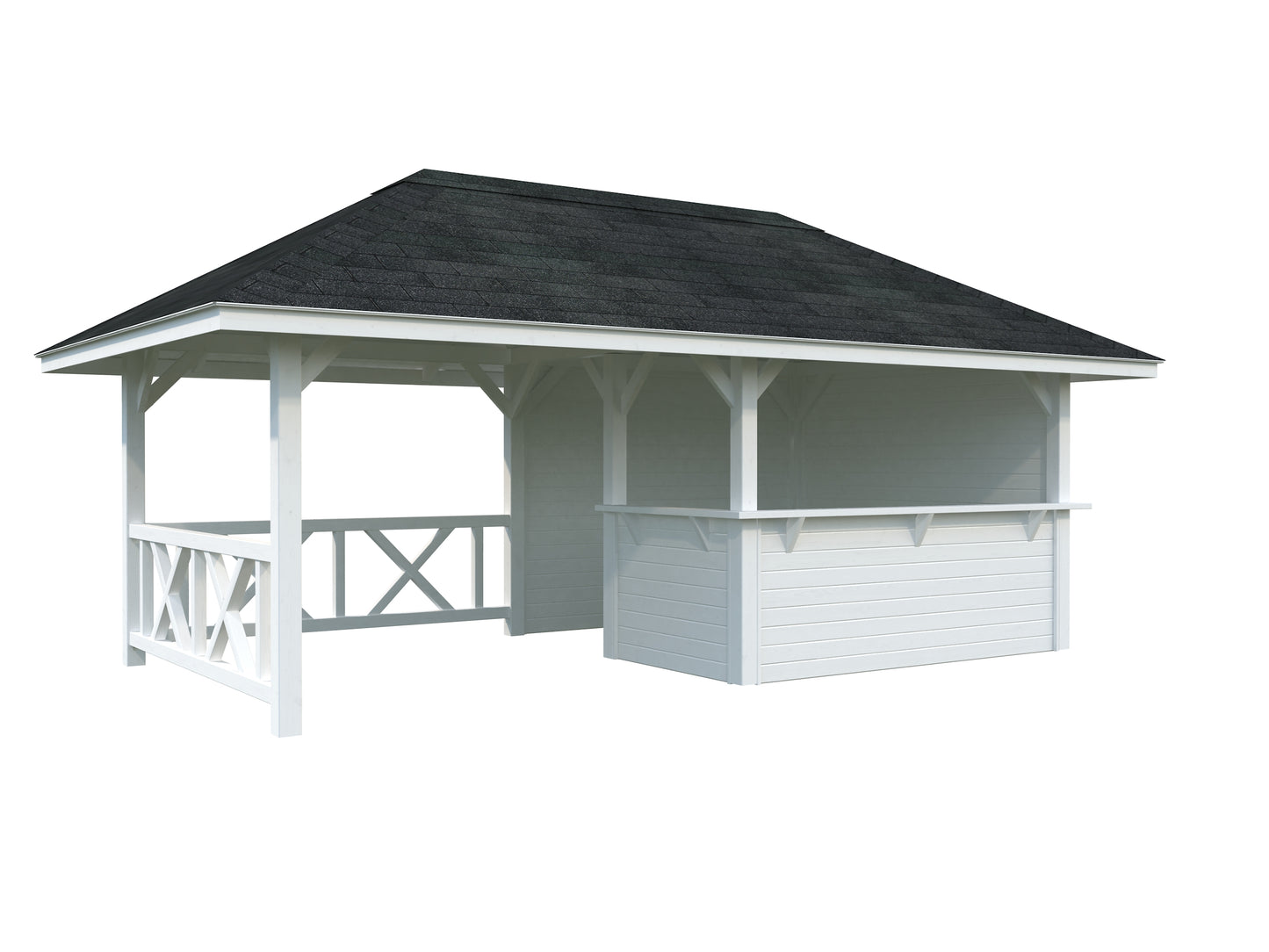 Palmako Bianca 16,6 m2 Set 110 - Hellbraun tauchgrundiert