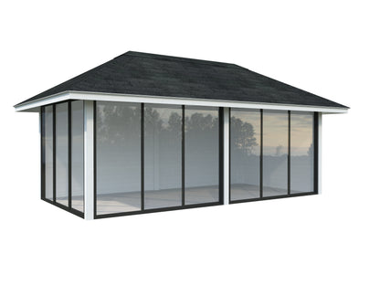 Palmako Bianca 16,6 m2 Set 202 Slide - Hellbraun tauchgrundiert