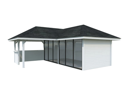 Palmako Bianca 24,9 m2 Set 222 Slide - Naturbelassen