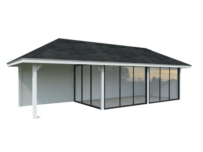 Palmako Bianca 24,9 m2 Set 517 Slide Plus - Transparent tauchgrundiert