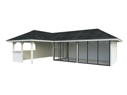 Palmako Bianca 33,2 m2 Set 220 Slide - Naturbelassen
