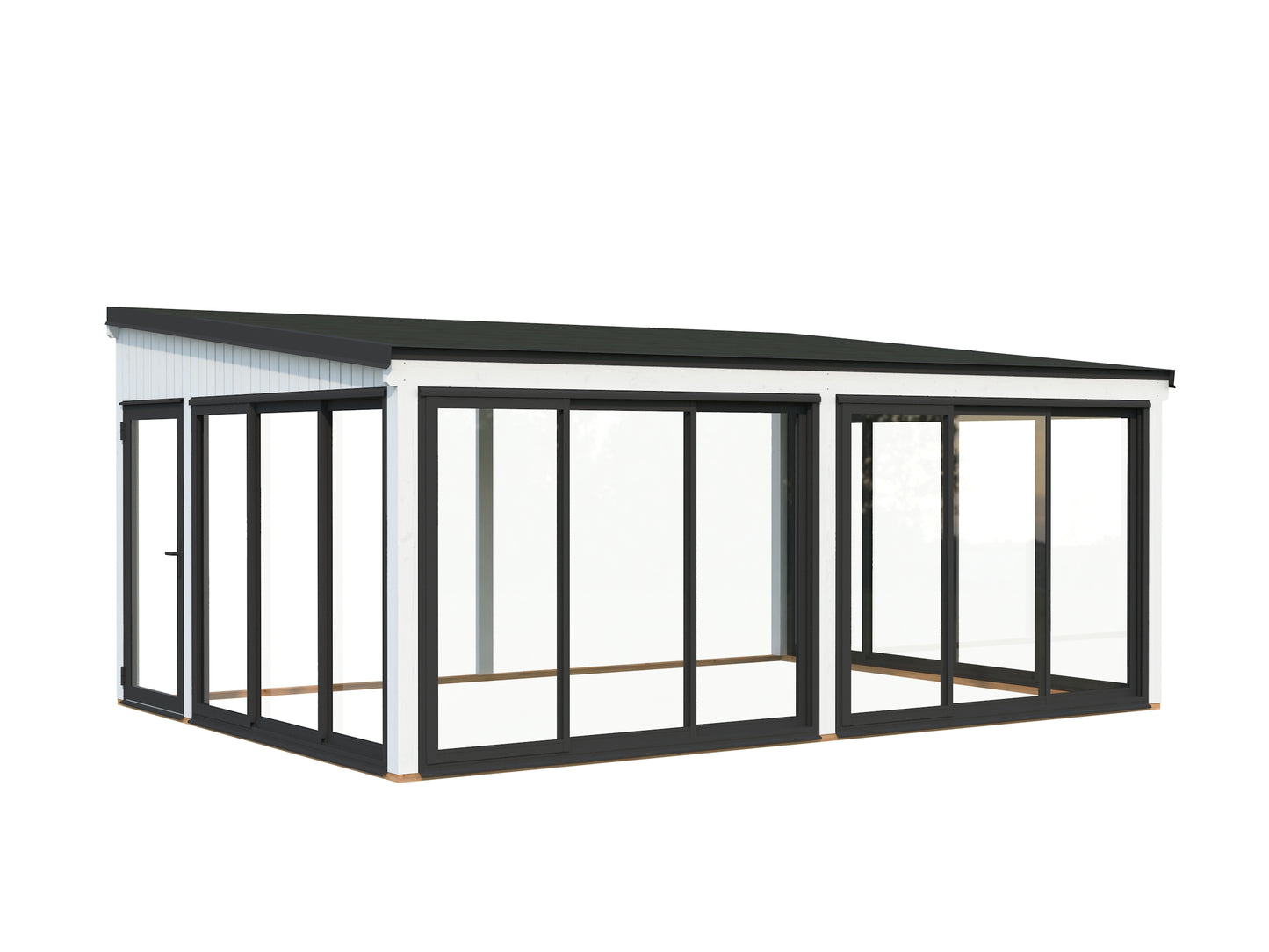 Palmako Lumi 23,3 m2 Slide Plus - Naturbelassen