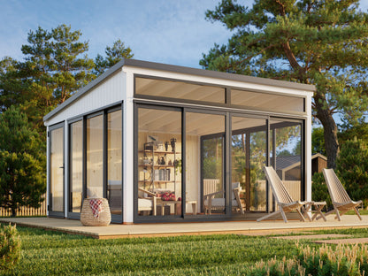Palmako Saga 16,6 m2 Slide Plus - Naturbelassen