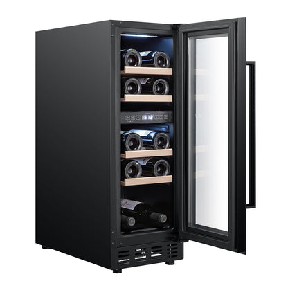 Cavin Arctic Collection 30D Fullglass Black - Unterbau-Weinkühlschrank