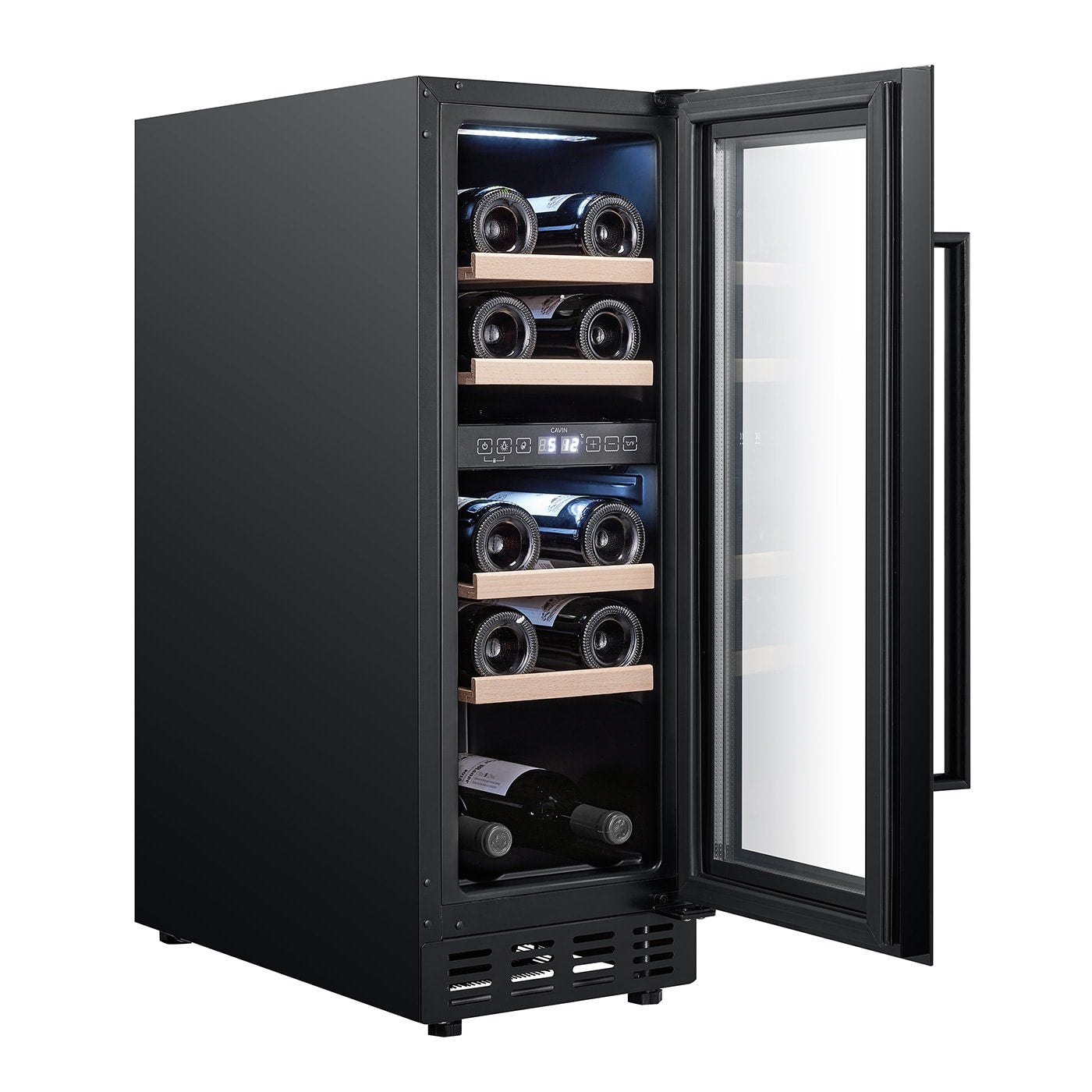 Cavin Arctic Collection 30D Fullglass Black - Einbau-Weinkühlschrank