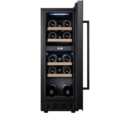 Cavin Arctic Collection 30D Fullglass Black - Einbau-Weinkühlschrank