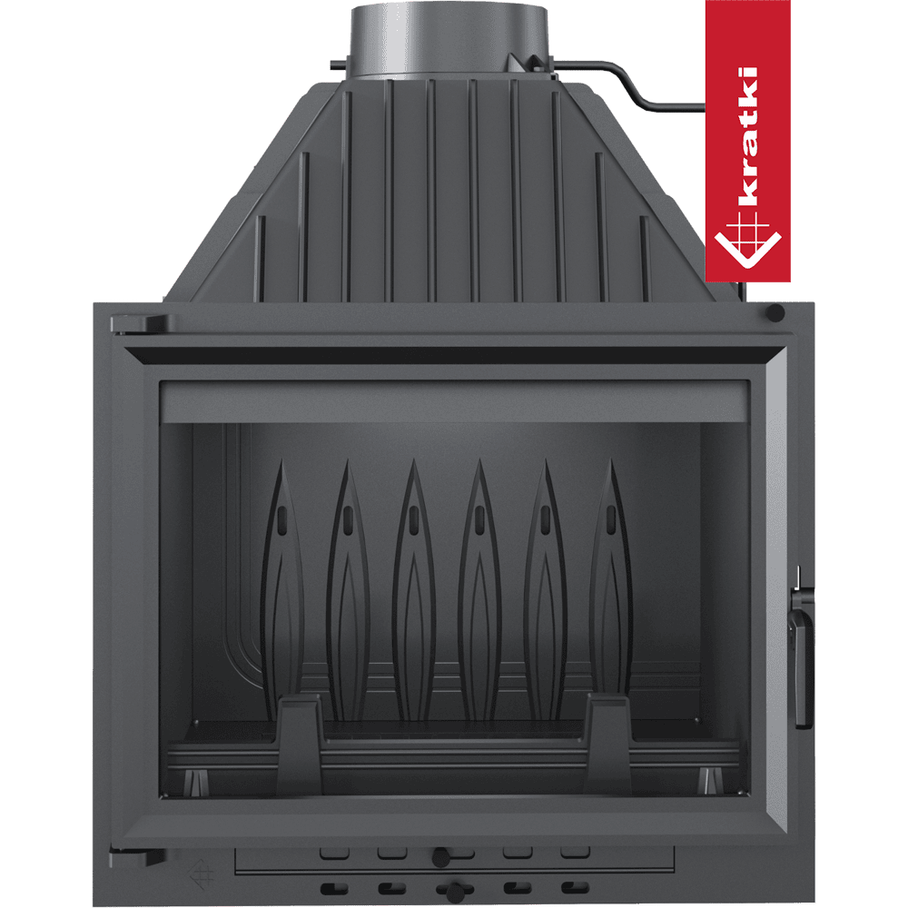 Kratki Kamineinsatz Gusseisen KRATKI ZUZIA ECO 12 kW Ø 180