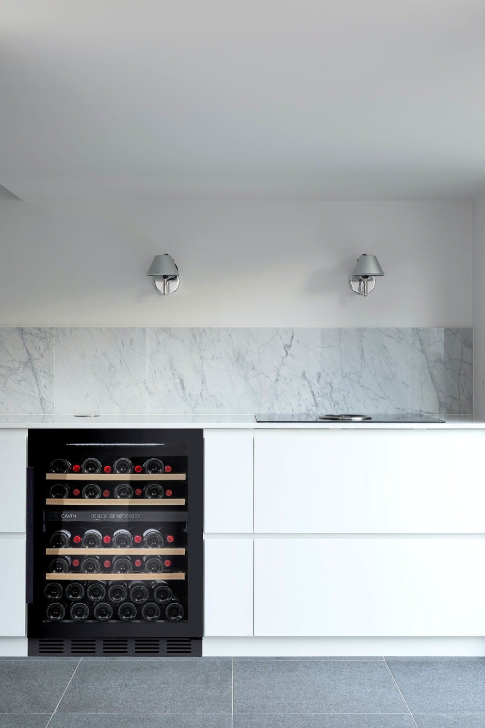 Cavin Arctic Collection 60D Fullglass Black - Unterbau-Weinkühlschrank