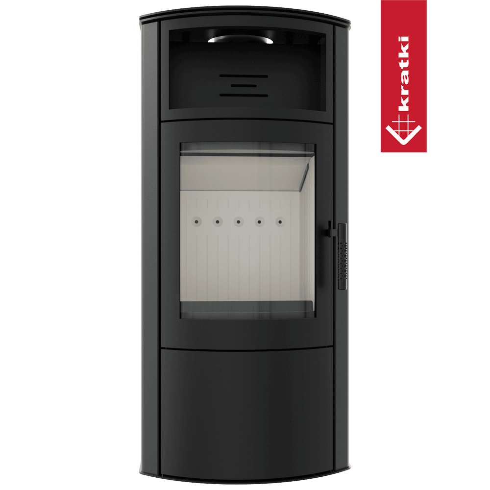 Kratki Kaminofen aus stahl KRATKI TITAN Ø 150 11 kW