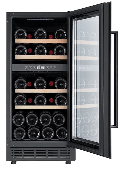 Cavin Arctic Collection 40D Fullglass Black - Unterbau-Weinkühlschrank