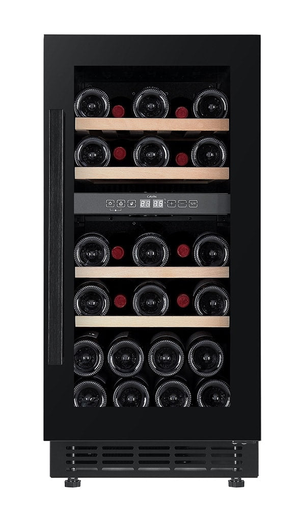 Cavin Arctic Collection 40D Fullglass Black - Unterbau-Weinkühlschrank