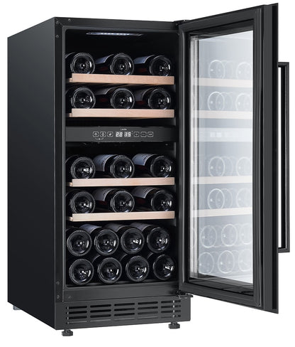 Cavin Arctic Collection 40D Fullglass Black - Unterbau-Weinkühlschrank