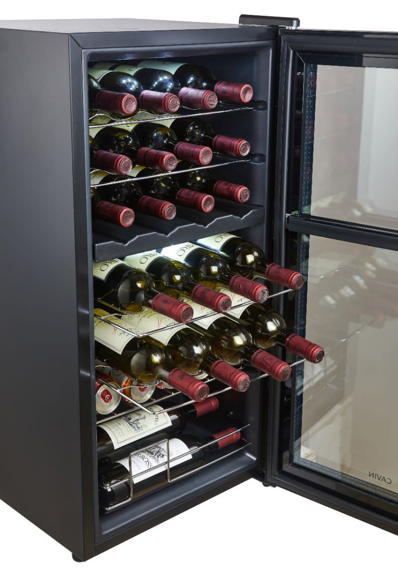 Cavin Northern Collection 28 Black - Freistehender Weinkühlschrank