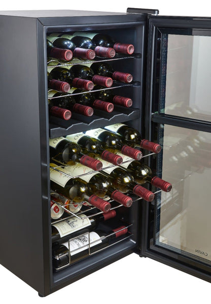 Cavin Northern Collection 28 Black - Freistehender Weinkühlschrank