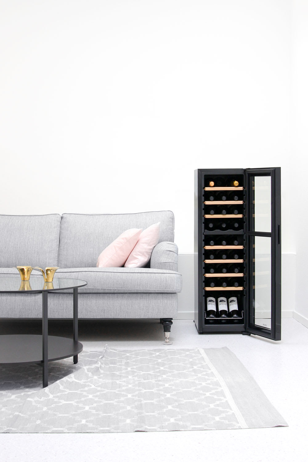 Cavin Northern Collection 27 Black - Freistehender Weinkühlschrank