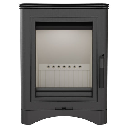 Kratki Gußeisen Kaminofen KRATKI K5 Ø 130 7 kW