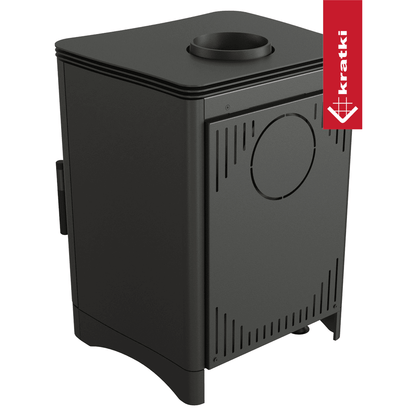 Kratki Gußeisen Kaminofen KRATKI K5 Ø 130 7 kW