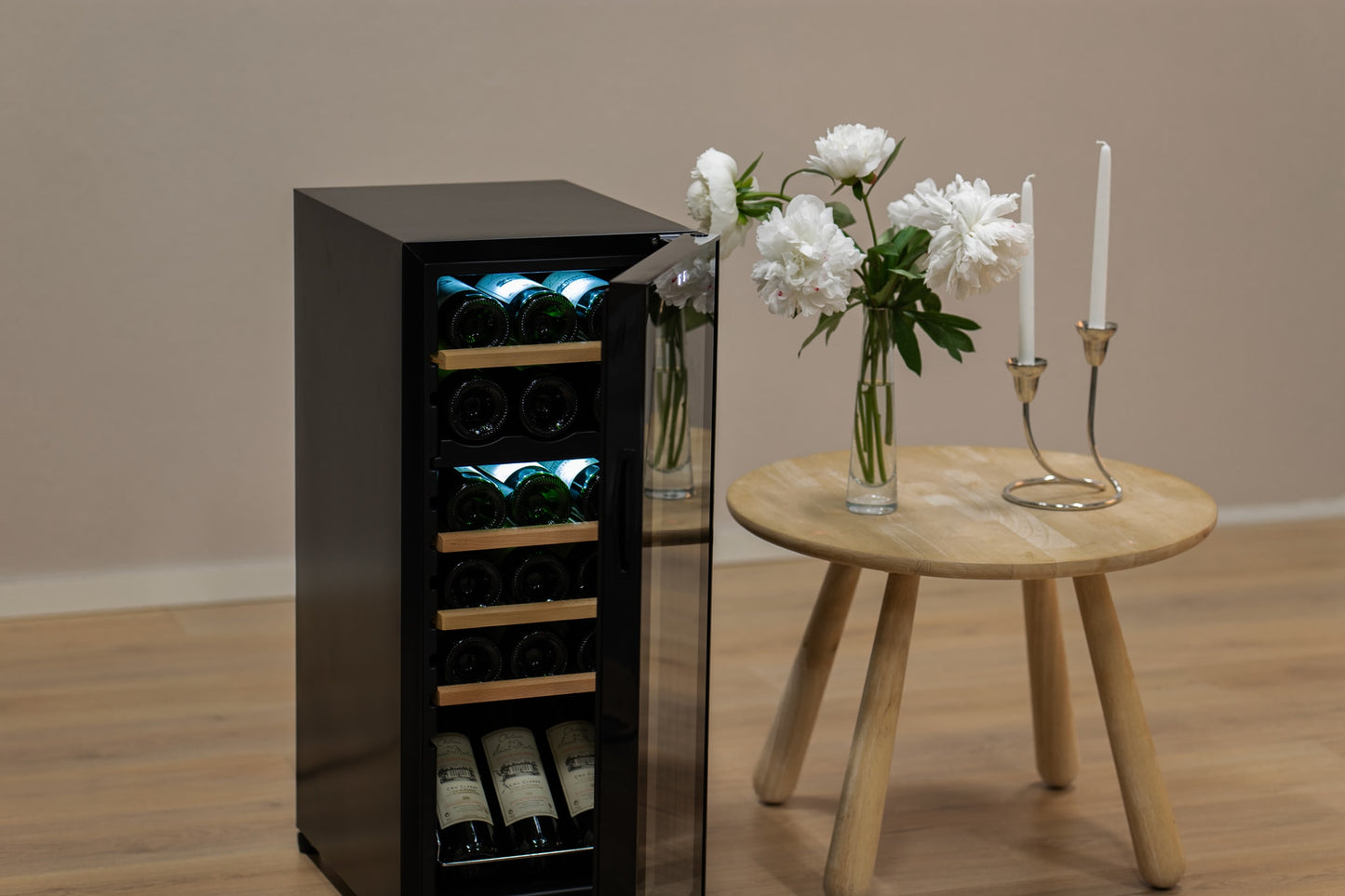 Cavin Northern Collection 18 Black - Freistehender Weinkühlschrank