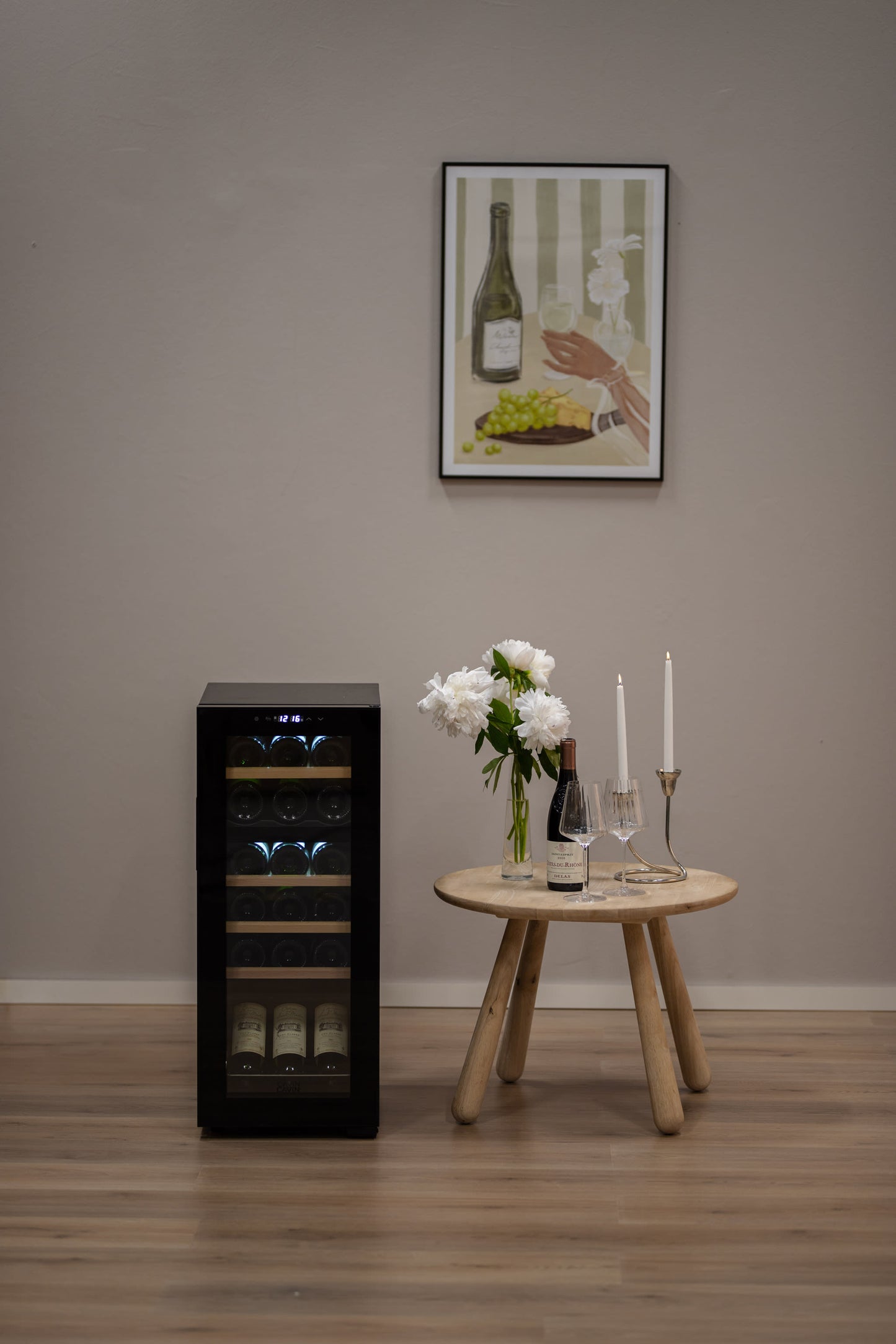 Cavin Northern Collection 18 Black - Freistehender Weinkühlschrank
