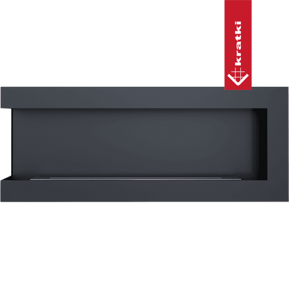Kratki Wandkamin Bioethanol Eckkaminl DELTA links 120 cm TÜV