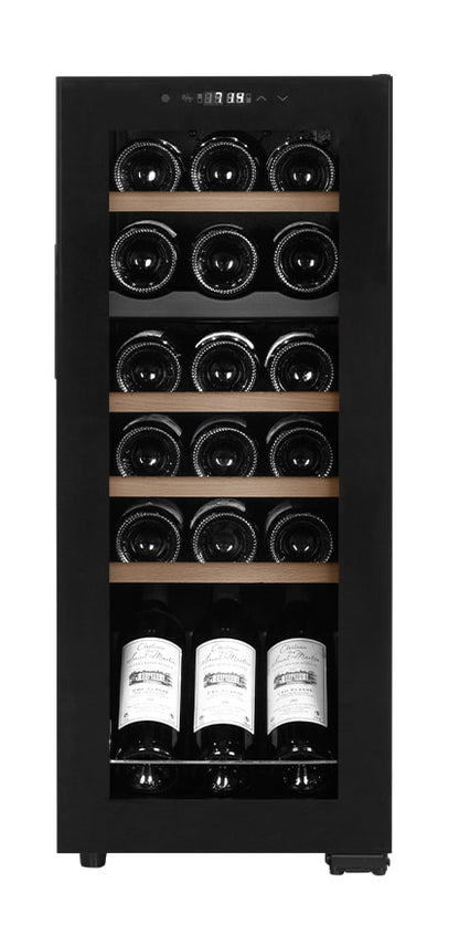 Cavin Northern Collection 18 Black - Freistehender Weinkühlschrank
