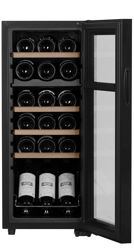Cavin Northern Collection 18 Black - Freistehender Weinkühlschrank