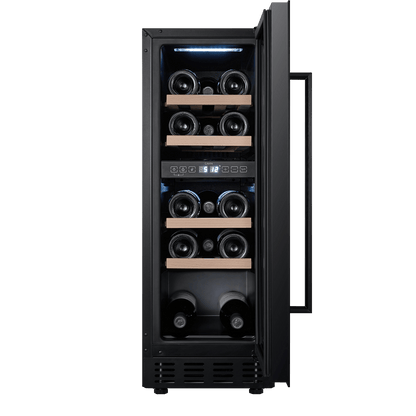 Cavin Arctic Collection 30D Fullglass Black - Einbau-Weinkühlschrank