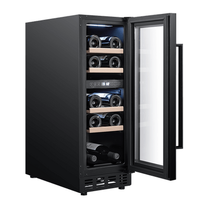 Cavin Arctic Collection 30D Fullglass Black - Unterbau-Weinkühlschrank
