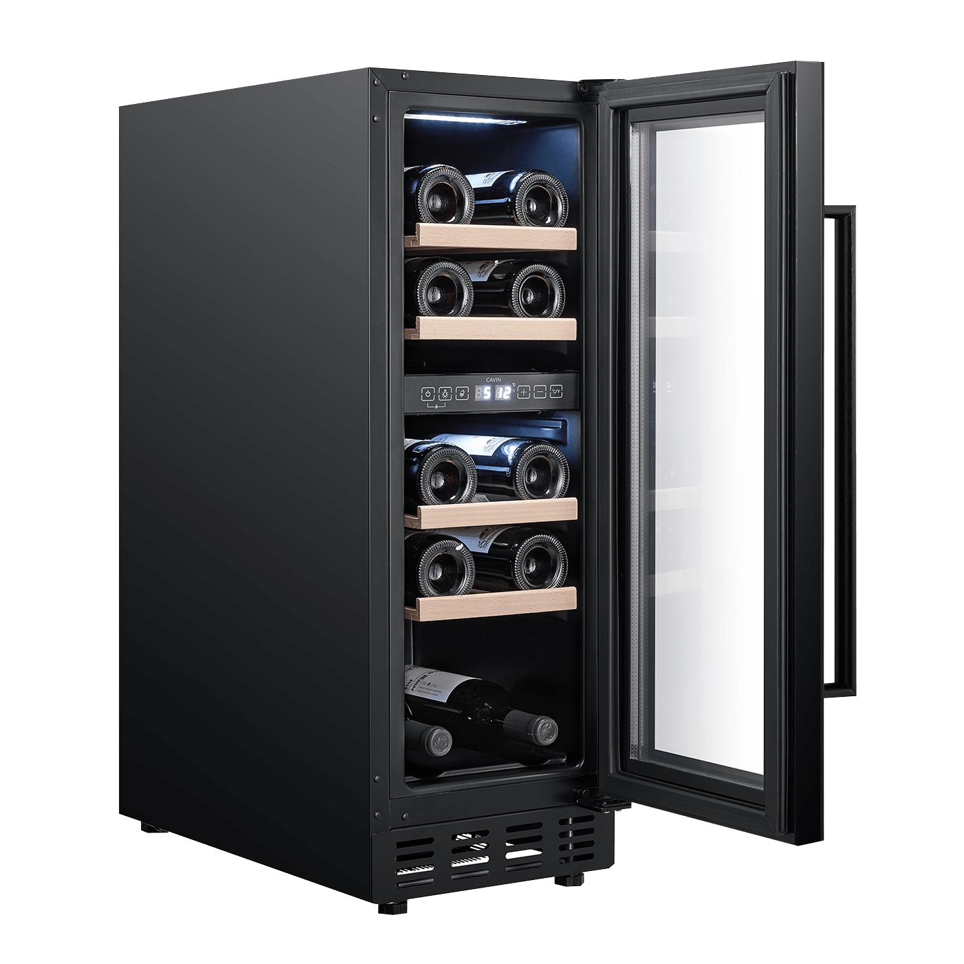Cavin Arctic Collection 30D Fullglass Black - Einbau-Weinkühlschrank