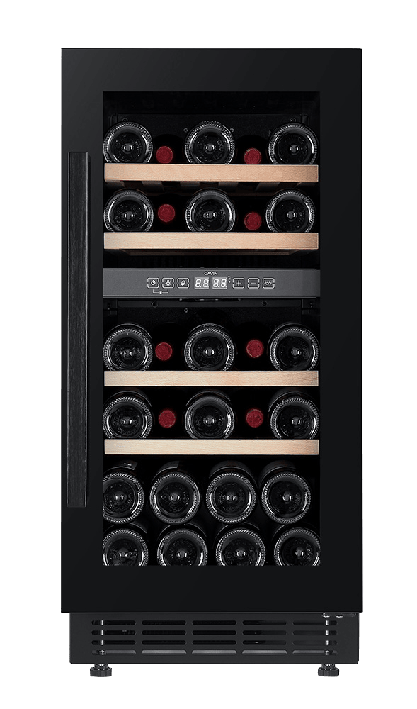 Cavin Arctic Collection 40D Fullglass Black - Unterbau-Weinkühlschrank