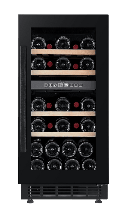 Cavin Arctic Collection 40D Fullglass Black - Unterbau-Weinkühlschrank