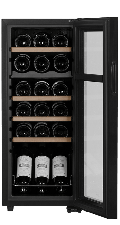 Cavin Northern Collection 18 Black - Freistehender Weinkühlschrank