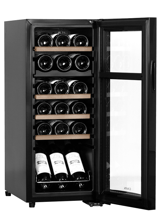 Cavin Northern Collection 18 Black - Freistehender Weinkühlschrank