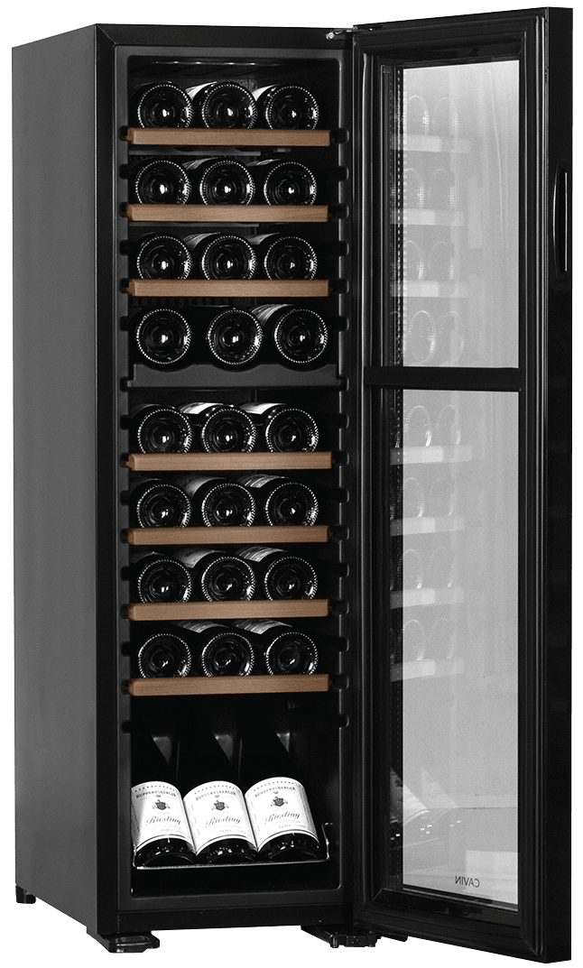 Cavin Northern Collection 27 Black - Freistehender Weinkühlschrank