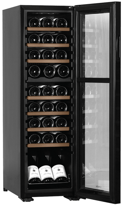 Cavin Northern Collection 27 Black - Freistehender Weinkühlschrank