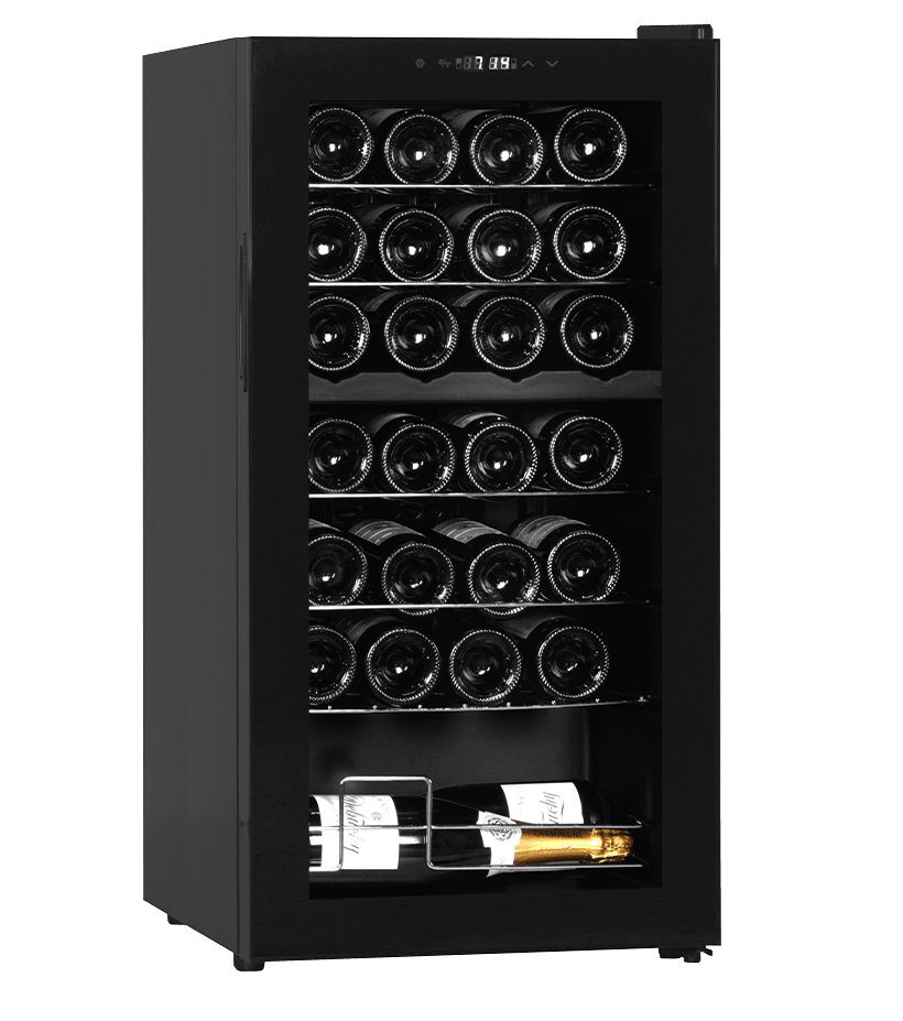Cavin Northern Collection 28 Black - Freistehender Weinkühlschrank