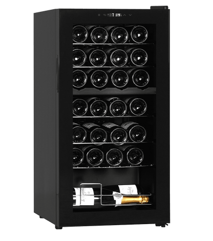 Cavin Northern Collection 28 Black - Freistehender Weinkühlschrank