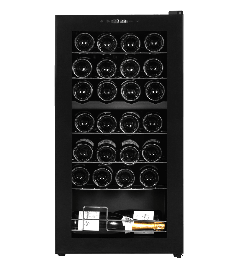 Cavin Northern Collection 28 Black - Freistehender Weinkühlschrank