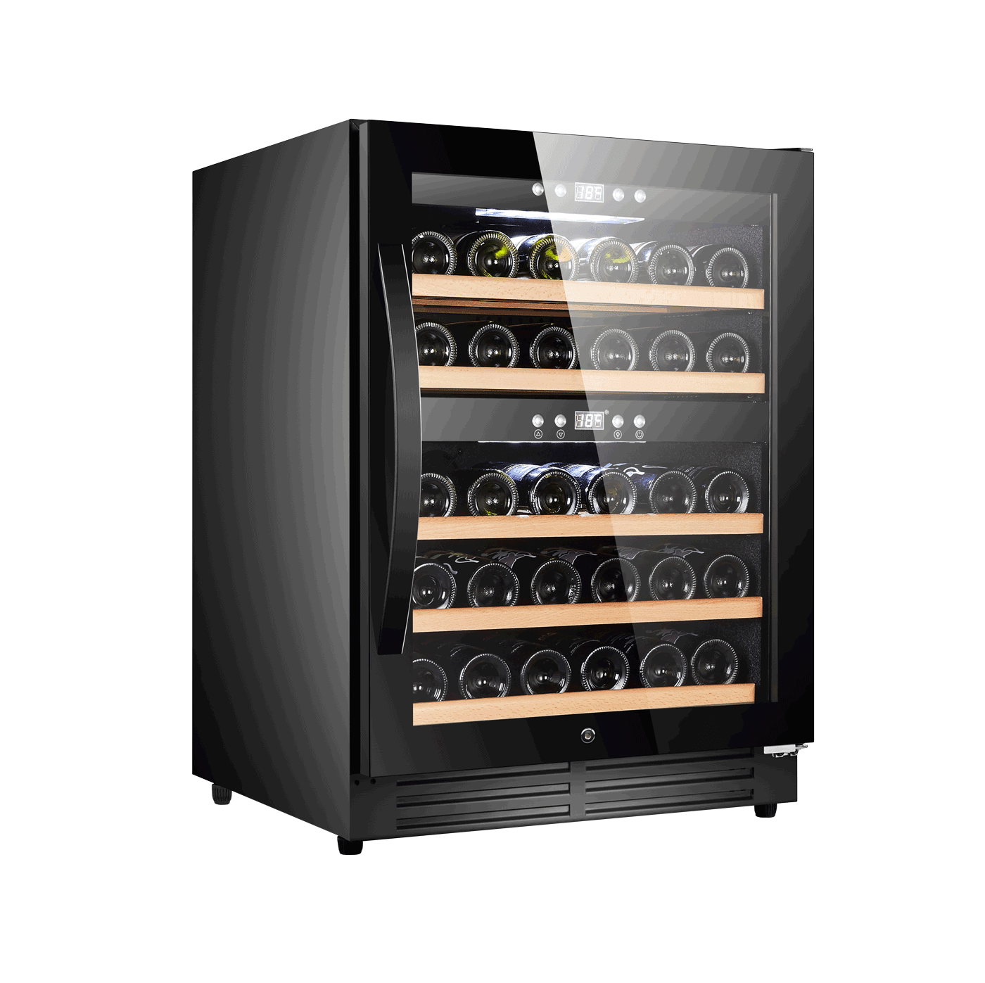 Cavin Scandinavian Collection 40 Fullglass Black - Unterbau-Weinkühlschrank