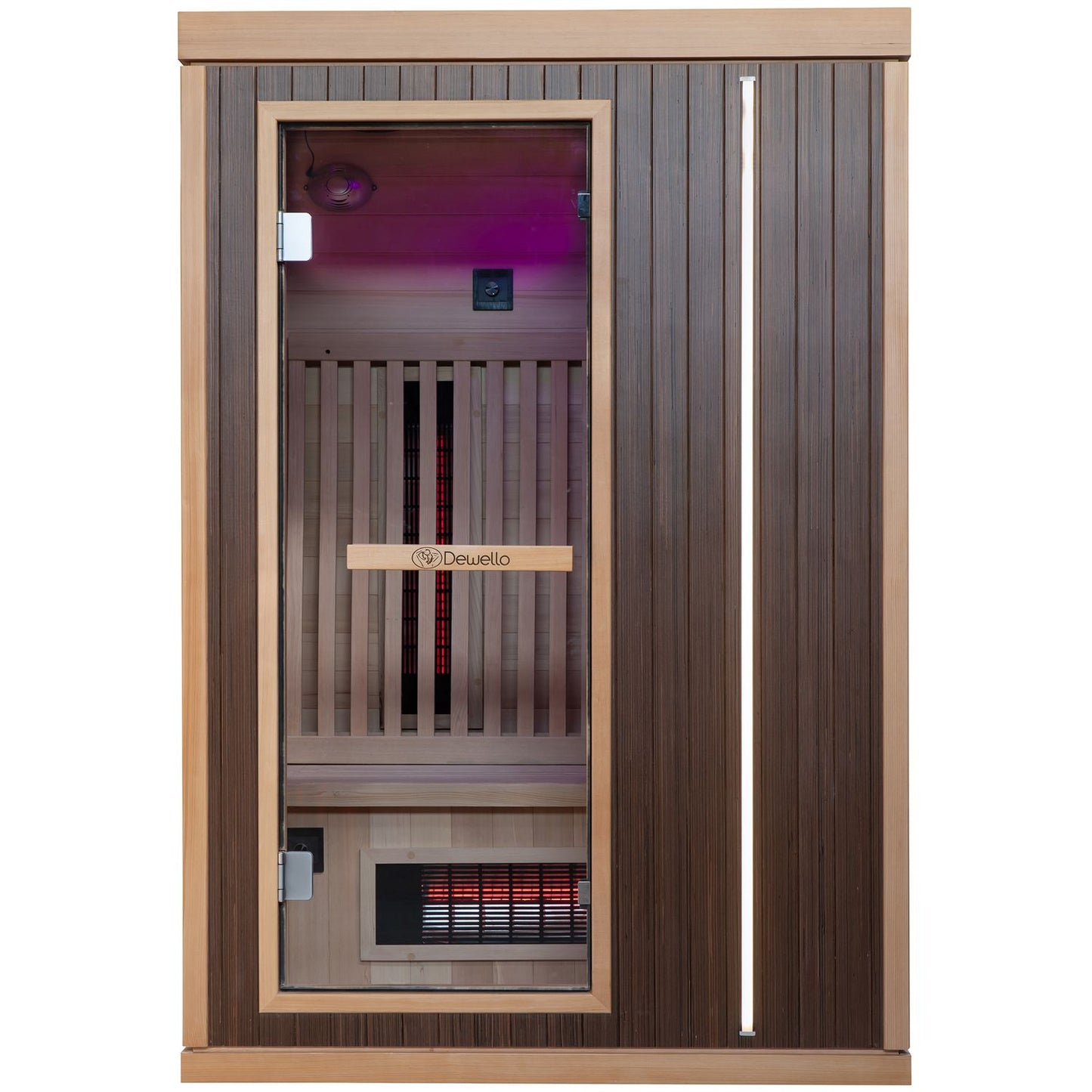 Dewello Infrarotkabine MELVILLE 130x105 Dual-Therm bei TroniTechnik
