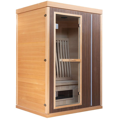 Dewello Infrarotkabine MELVILLE 130x105 Dual-Therm bei TroniTechnik