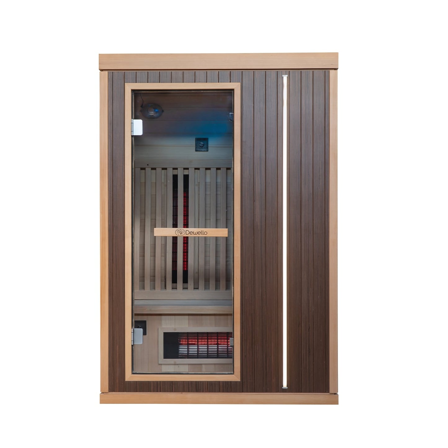 Dewello Infrarotkabine MELVILLE 130x105 Dual-Therm bei TroniTechnik