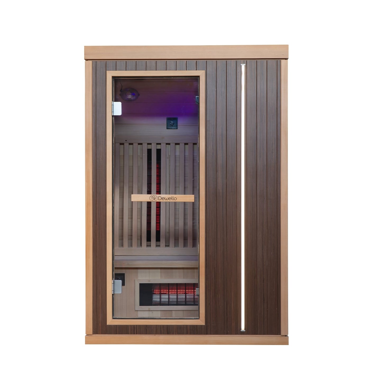Dewello Infrarotkabine MELVILLE 130x105 Dual-Therm bei TroniTechnik