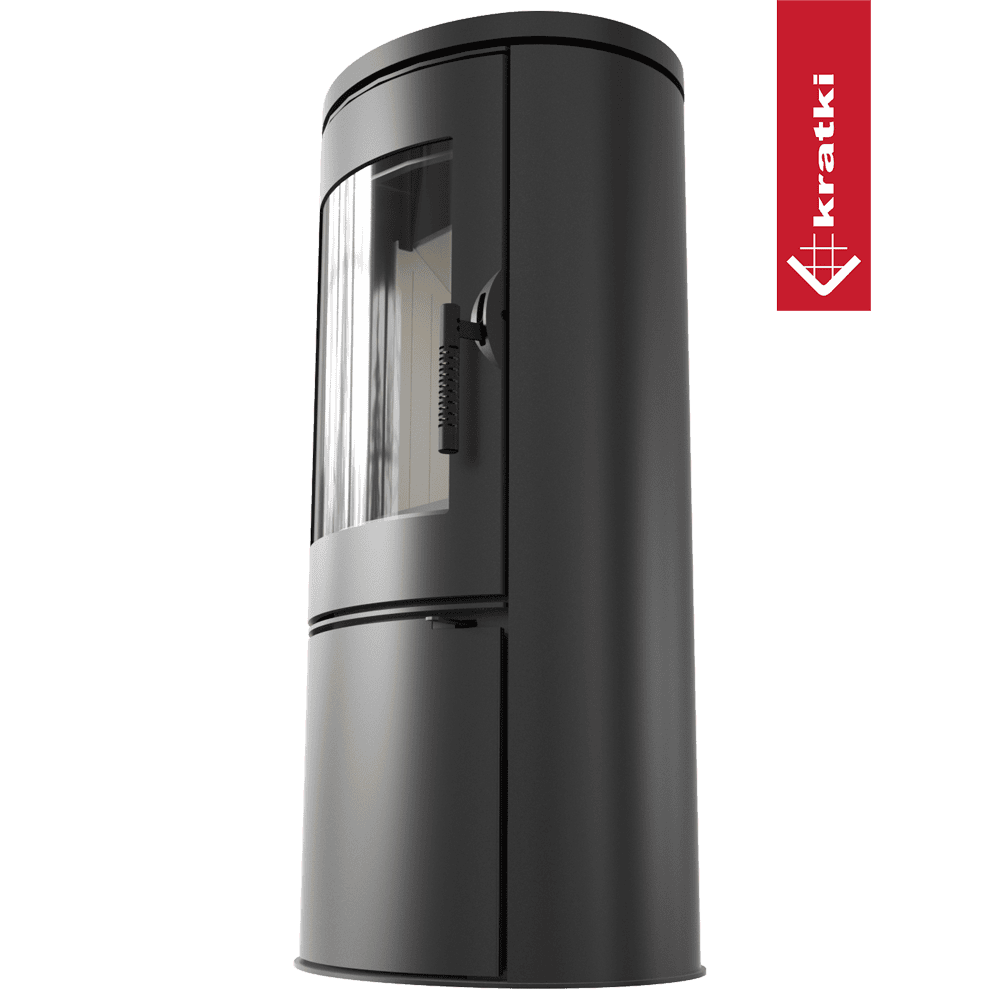 Kratki Stahl-Gusseisen Kaminofen KRATKI AB Ø 150 8 kW