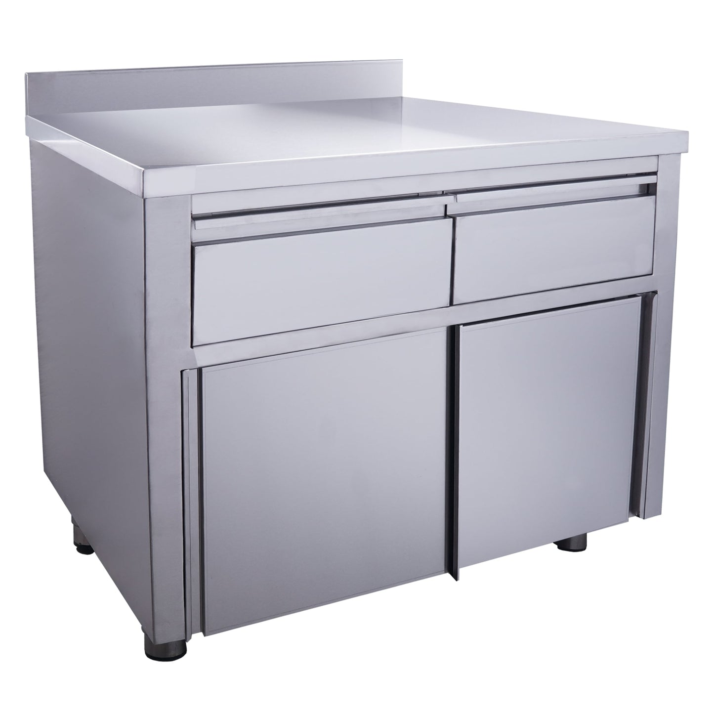 SARO Schiebetürenschrank, 2 Schubl.,Aufkant.,1000x700mm